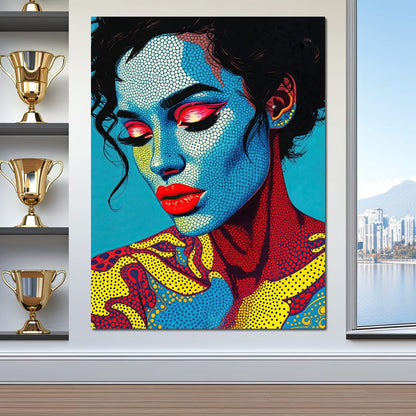 Abstract Seduction Canvas Wall Art