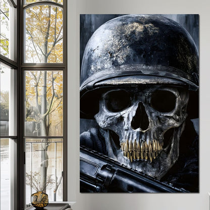 Final Soldier Resting Place Canvas Wall Art