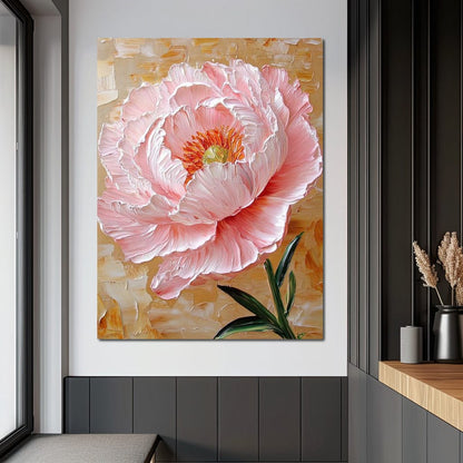 Petal Symphony of Radiance Canvas Wall Art
