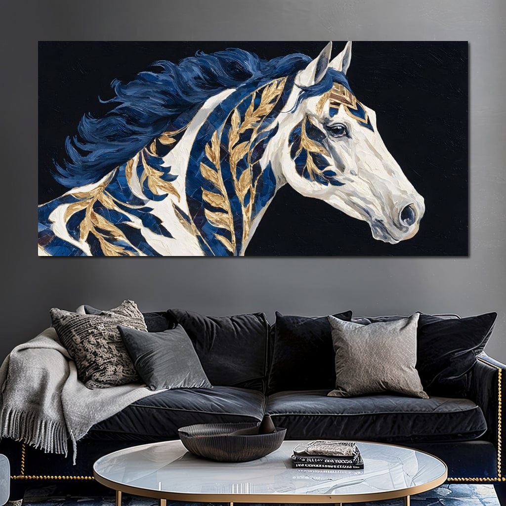 Majestic Equine Splendor Canvas Wall Art