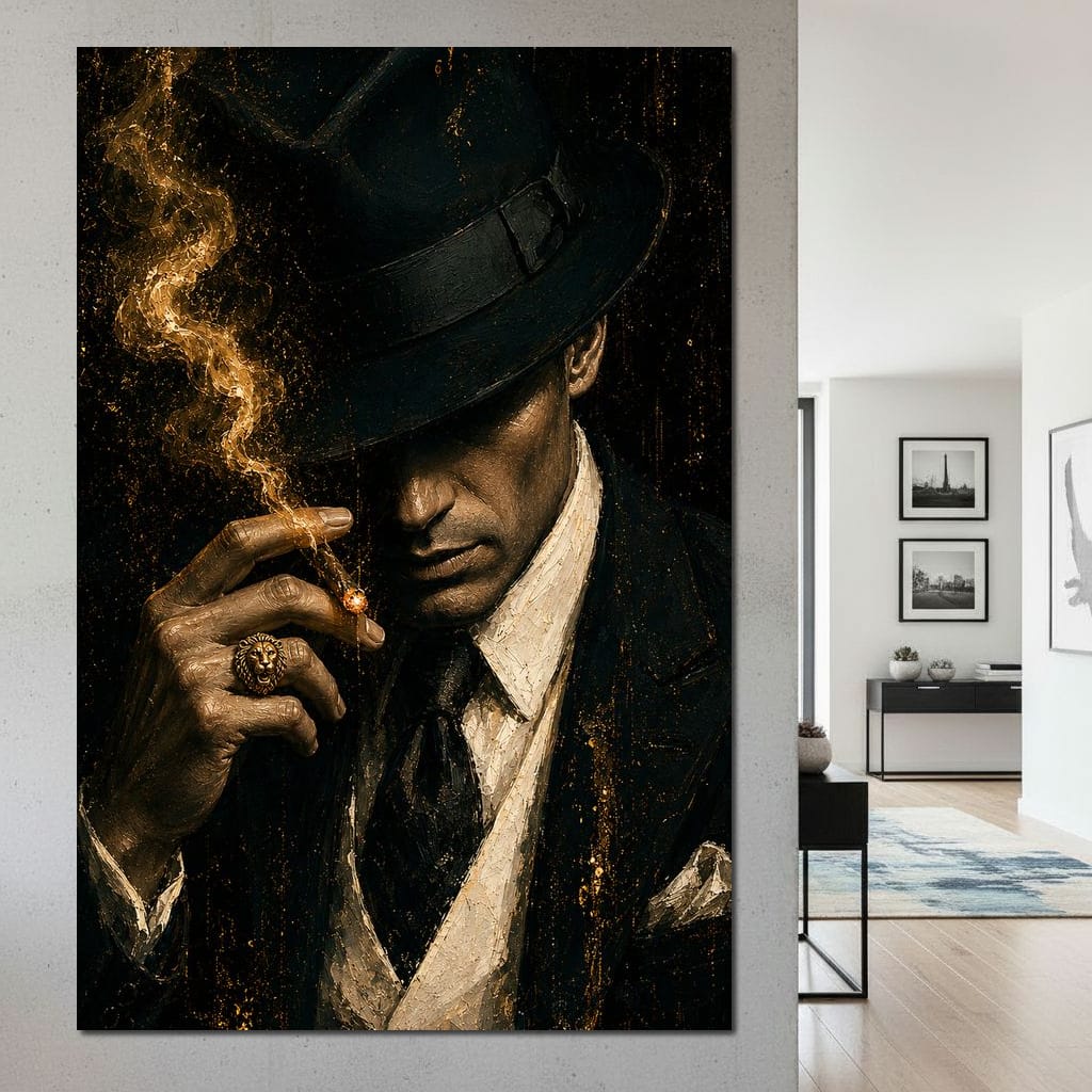 Legacy of the Gilded Shadow Canvas Wall Art