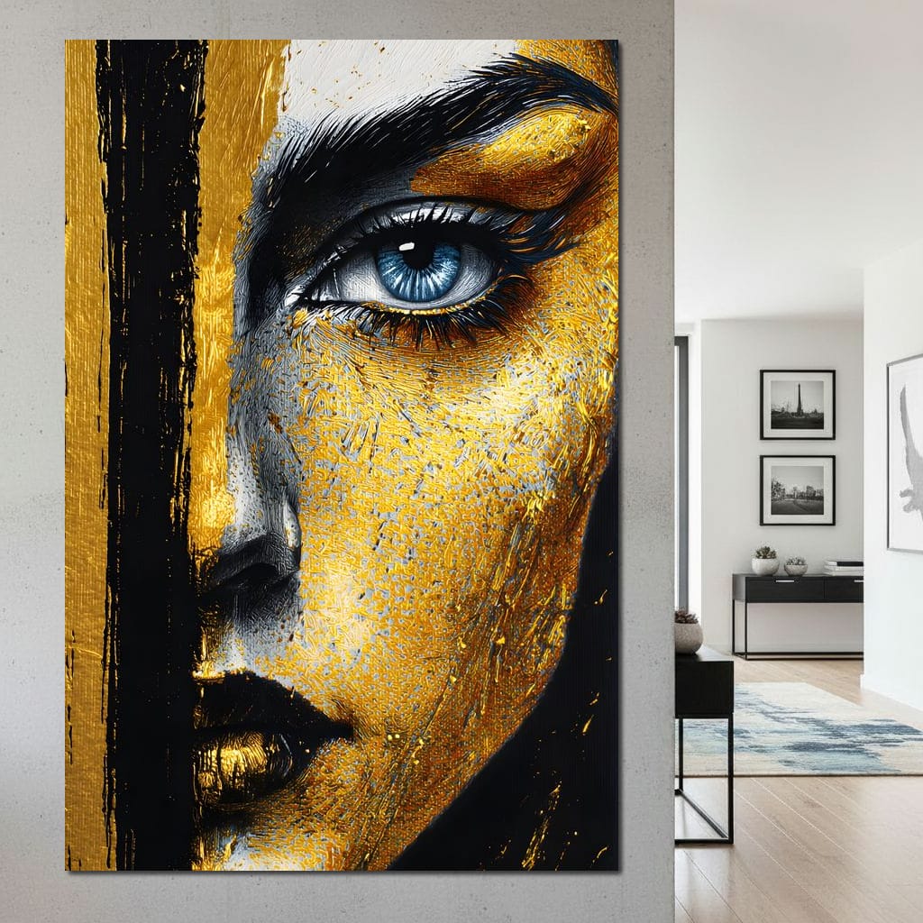 Gilded Truth Of The Soul Canvas Wall Art
