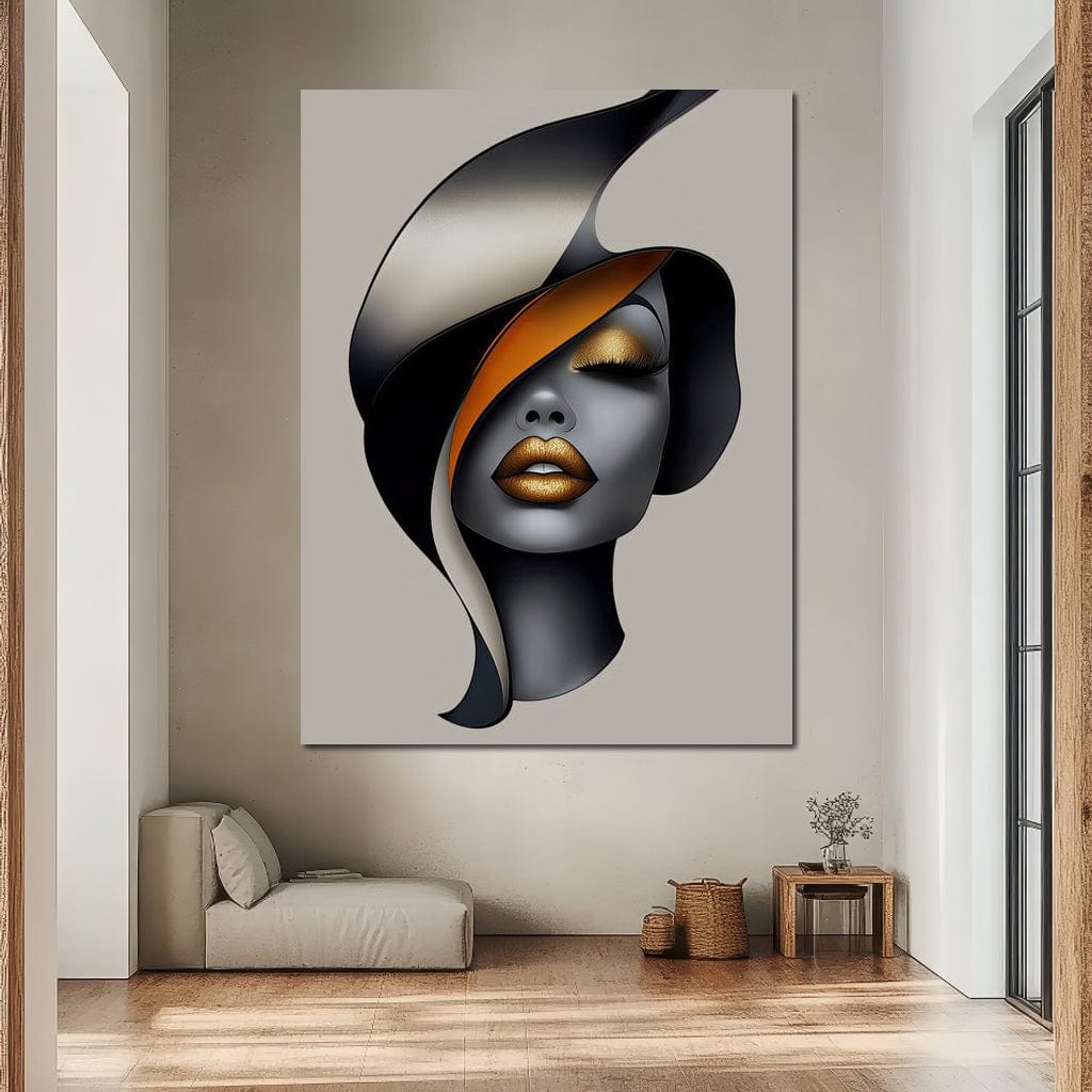 She Wears the Dusk Canvas Wall Art