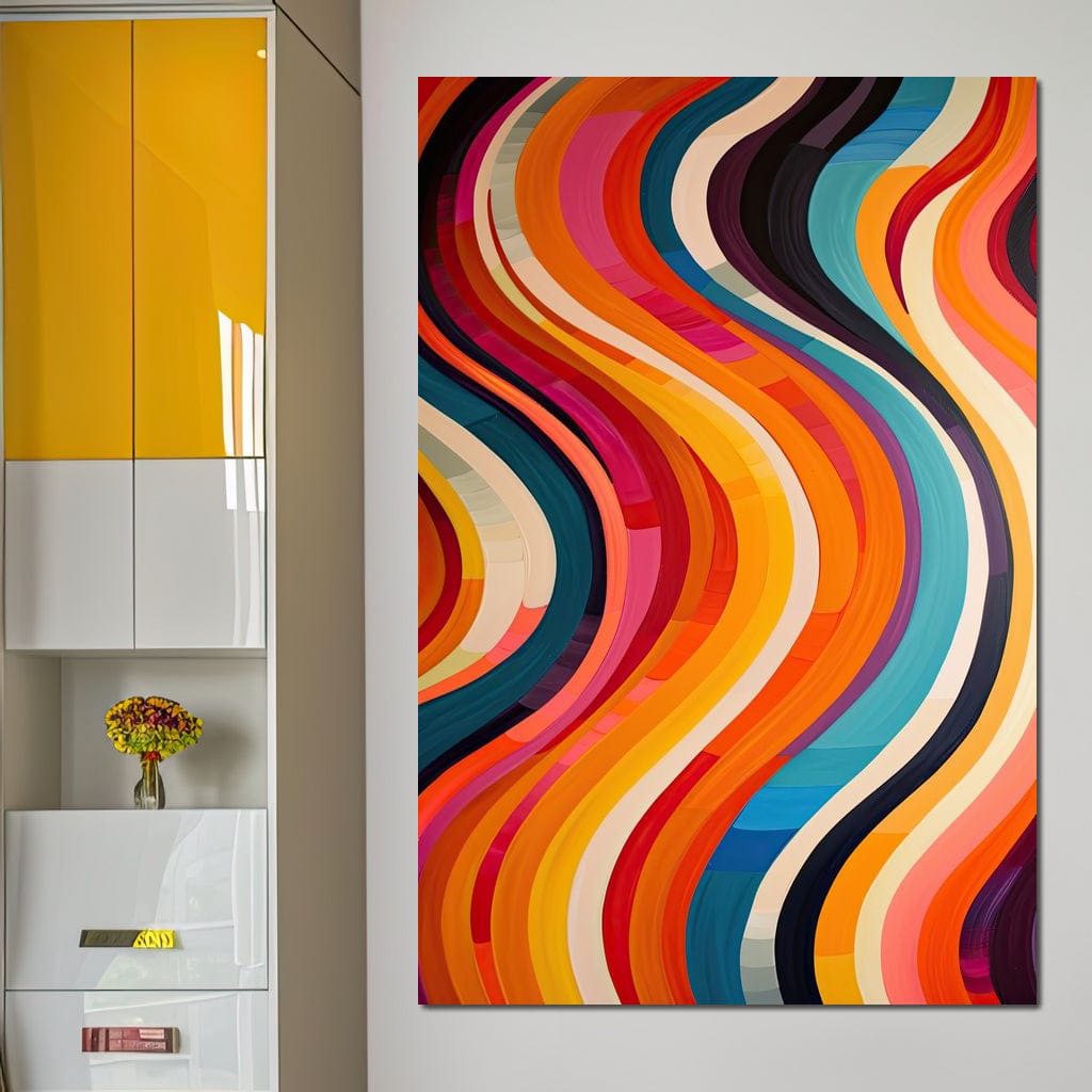Vibrant Waves of Harmony Canvas Wall Art