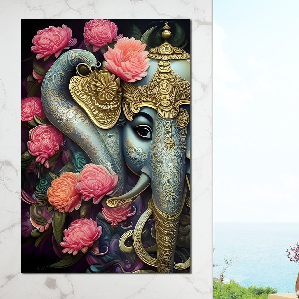 Ganesha Diwali 2022 Special Edition Canvas Wall Art