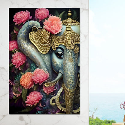 Ganesha Diwali 2022 Special Edition Canvas Wall Art