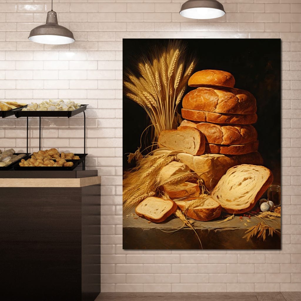 Feast of Wood and Bread Canvas Wall Art
