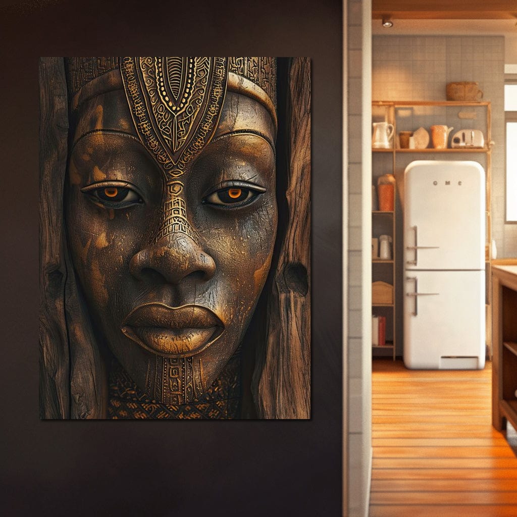 Ancient Golden Wisdom Canvas Wall Art