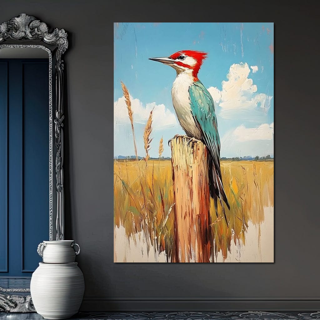 Vivid Meadow Sentinel Canvas Wall Art