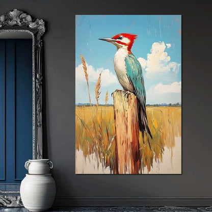 Vivid Meadow Sentinel Canvas Wall Art