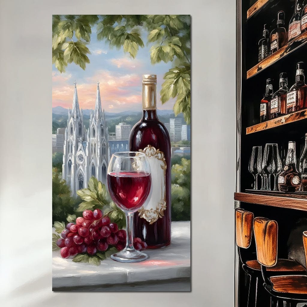 Wine Reverie Cathedral Vista Canvas Wall Art