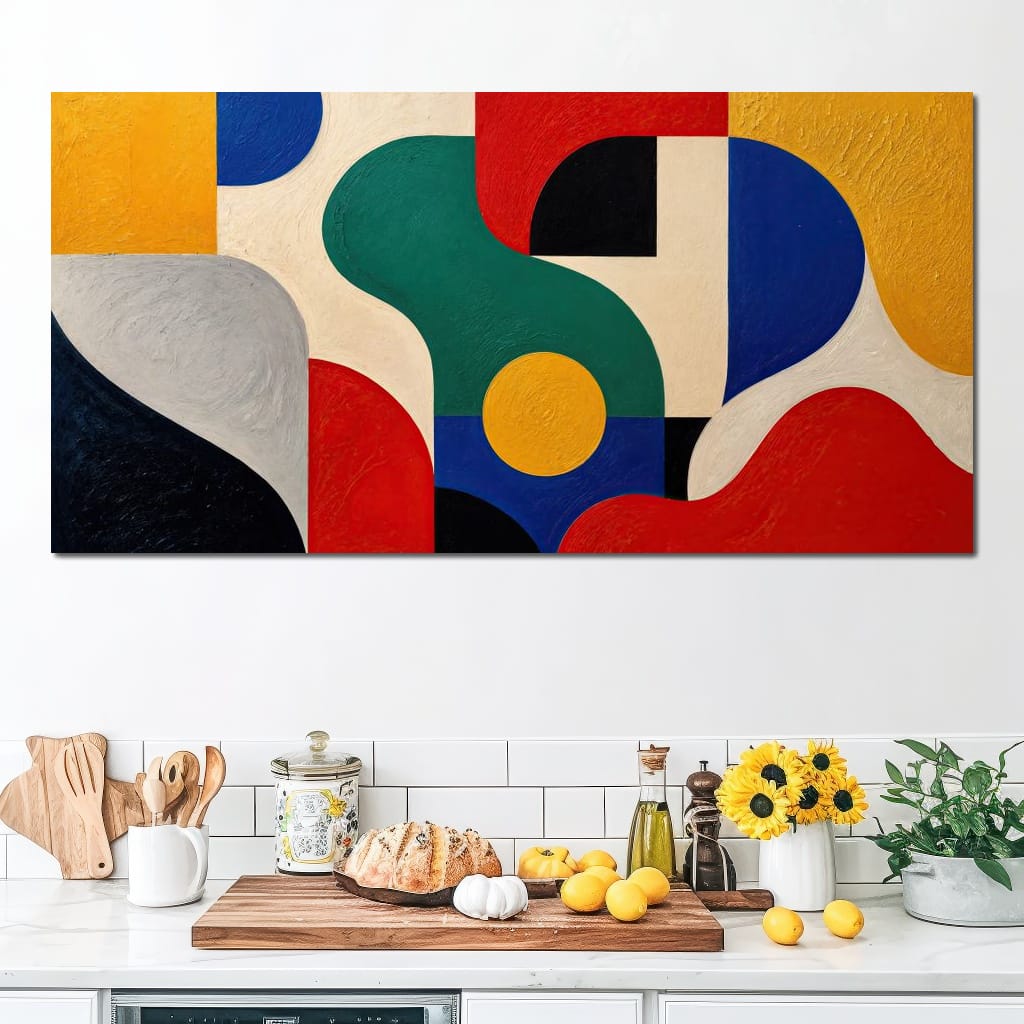 Primary Feelings Canvas Wall Art