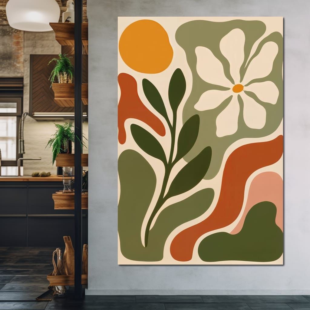 Daisy Maps For A Gentle Planet Canvas Wall Art