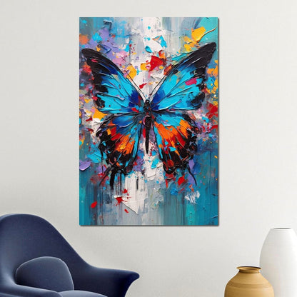 Colorburst Butterflies Canvas Wall Art