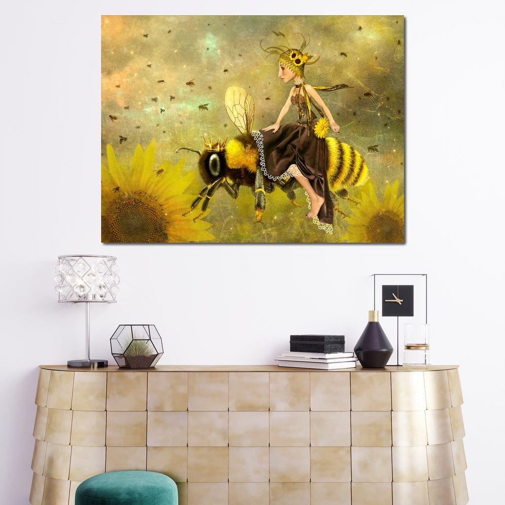 Queen Bee Canvas Wall Art