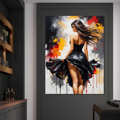 The Elegance of Women Canvas Wall Art