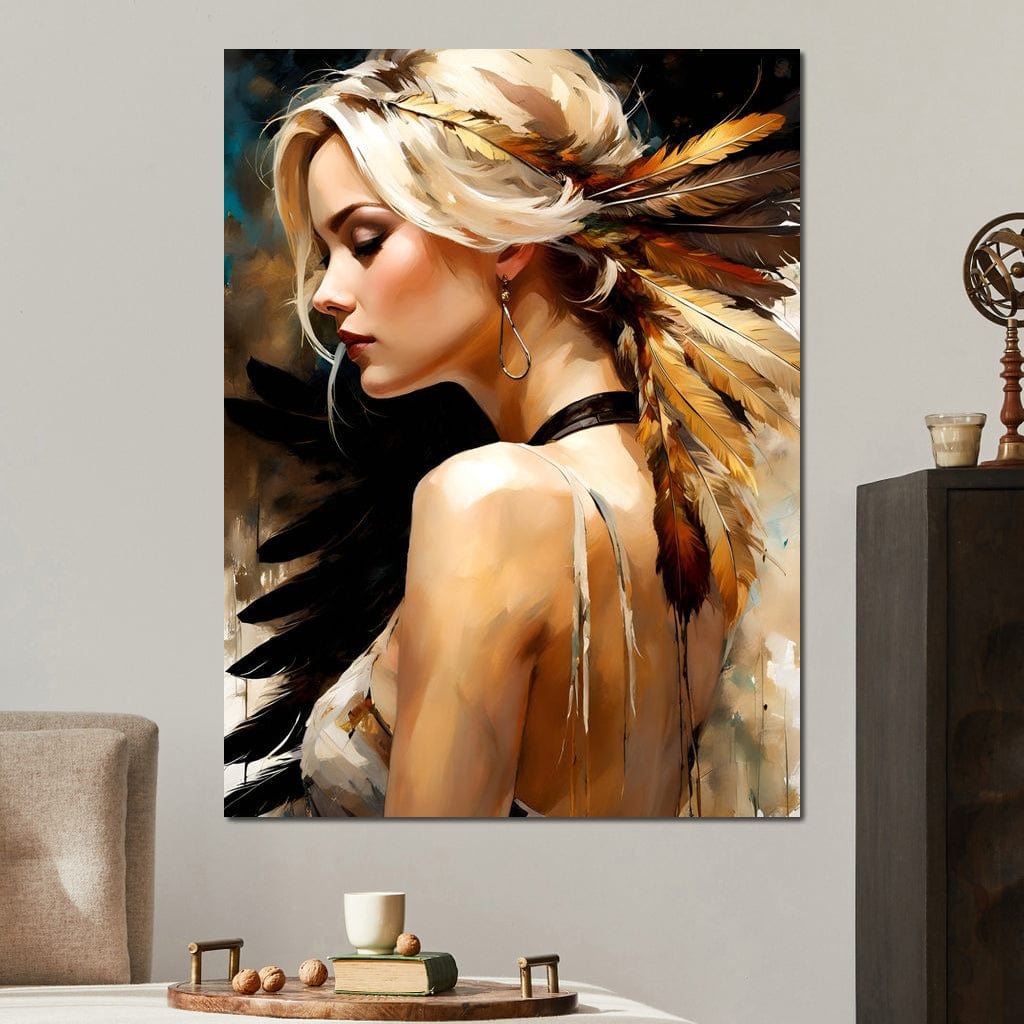 Female Portrait 0024 Canvas Wall Art