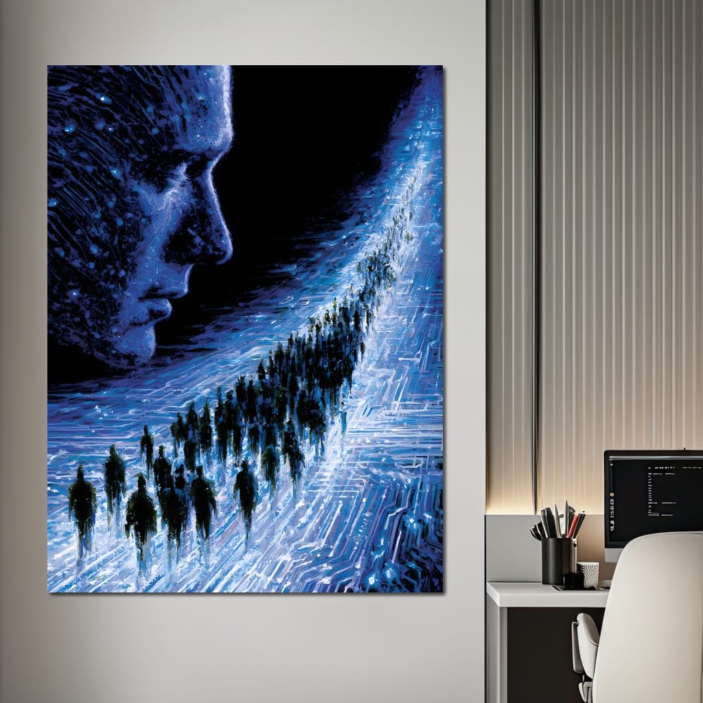 Architect of the Collective Consciousness Canvas Wall Art
