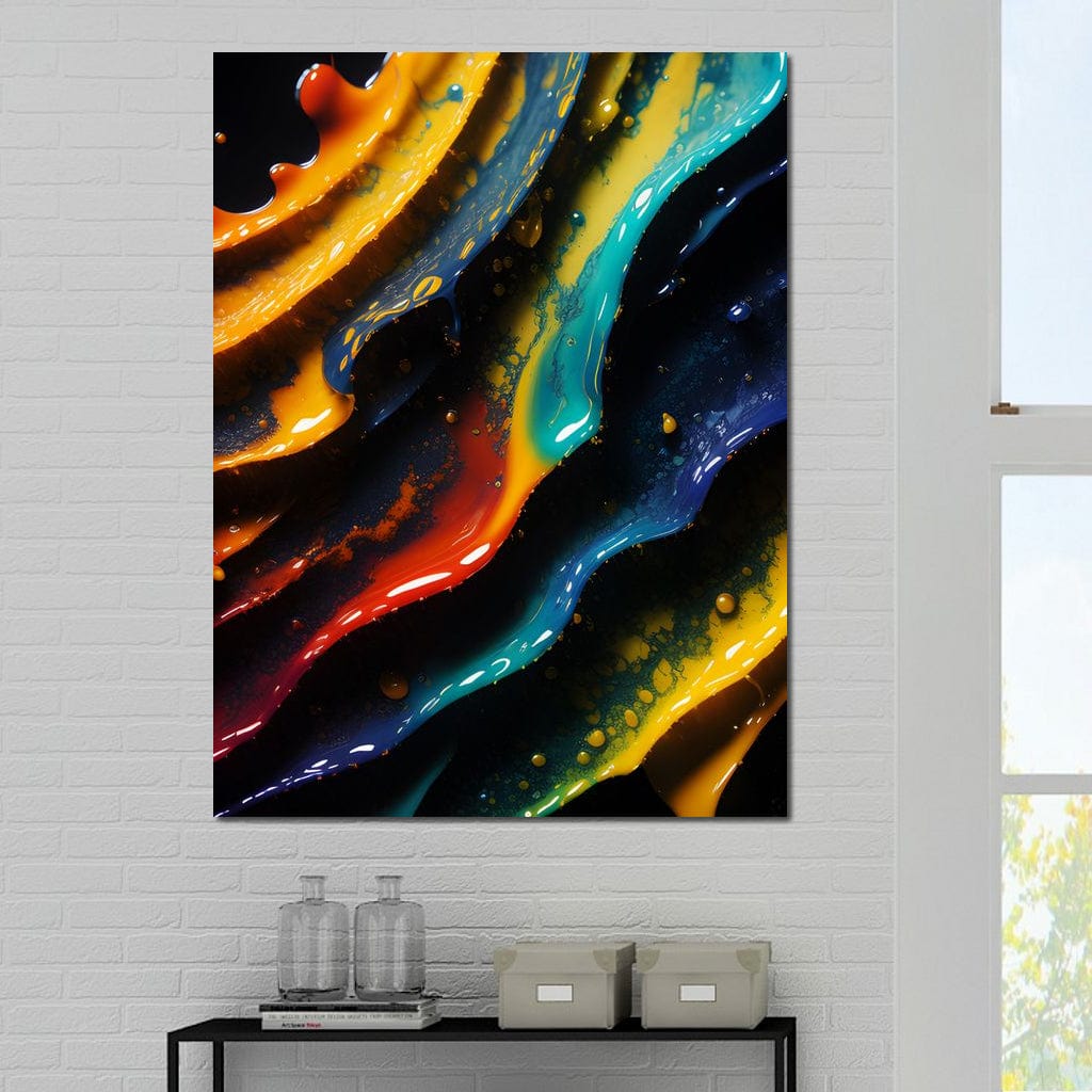 Colorful Contemporary Art 0080 Canvas Wall Art