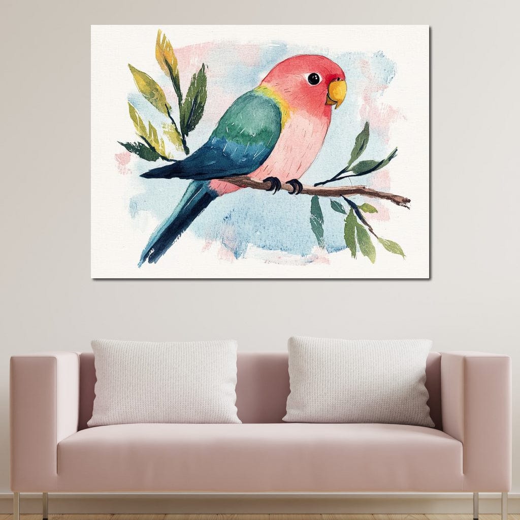 Tropical Branch Retreat Canvas Wall Art