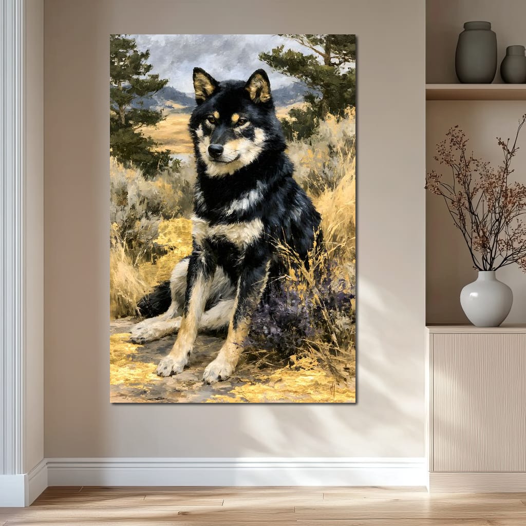 Lone Sentinel of the High Plains Canvas Wall Art