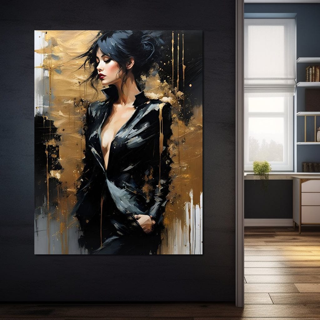 Female Portrait 0052 Canvas Wall Art