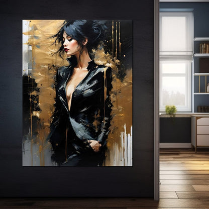 Female Portrait 0052 Canvas Wall Art