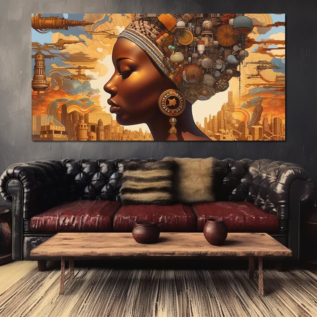 African Portrait Izula Canvas Wall Art