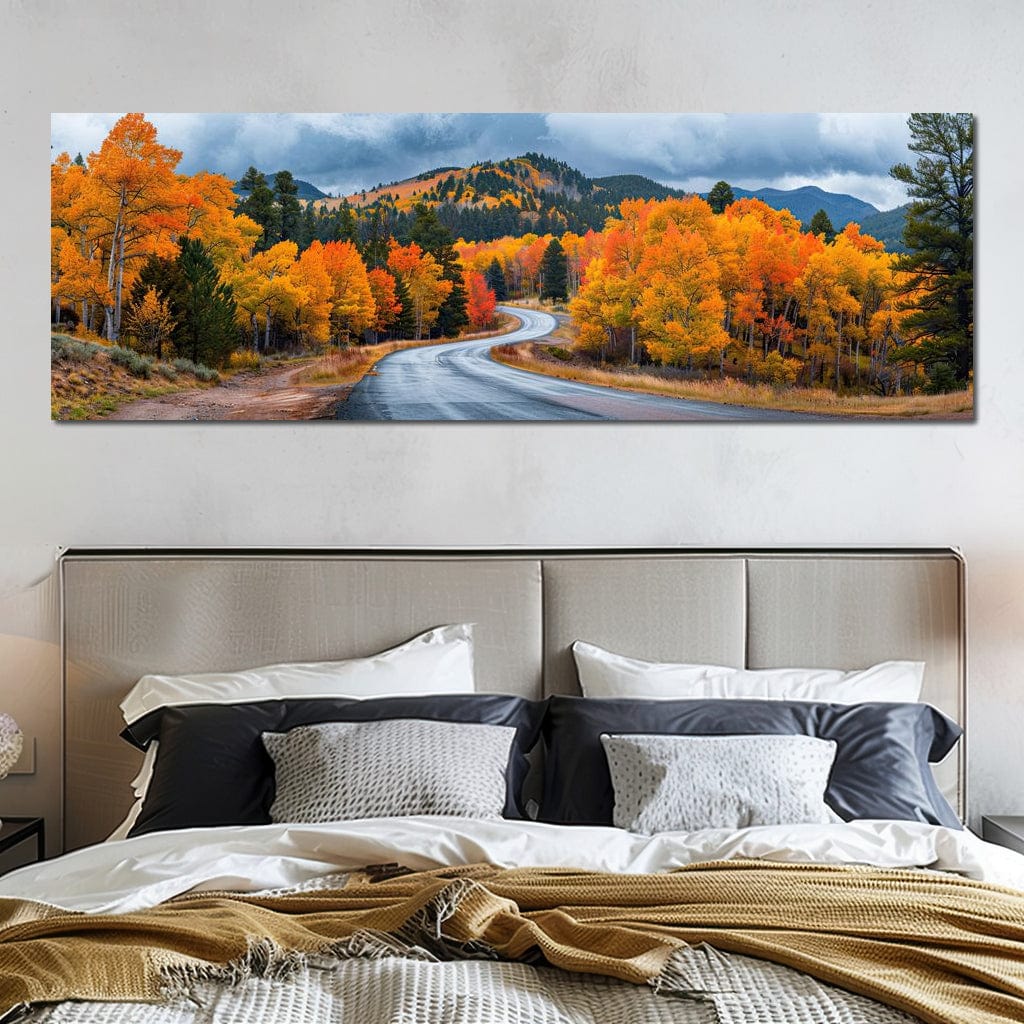 Autumn Serenade Journey Canvas Wall Art