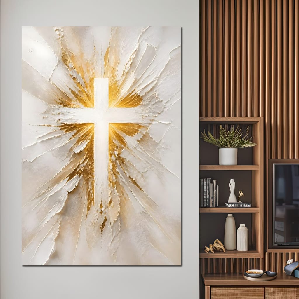 Radiant Light Beyond Death Canvas Wall Art