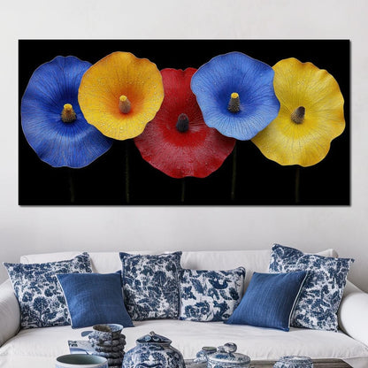 Petal Prism Canvas Wall Art