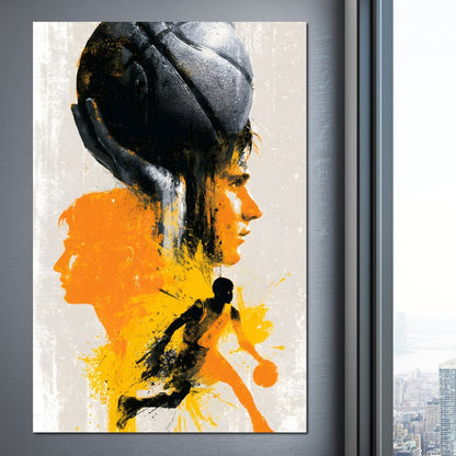 Rise of the Golden Court Hero Canvas Wall Art