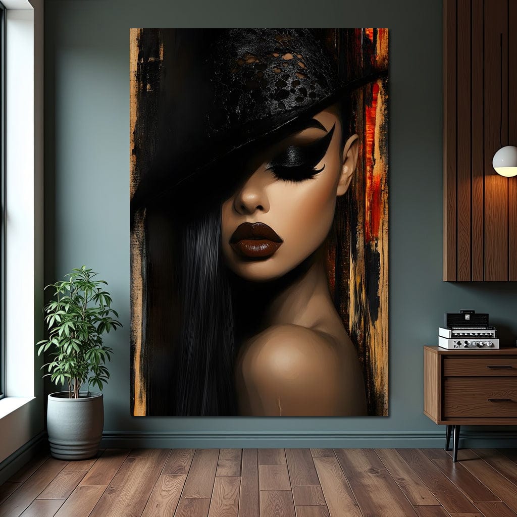 Mystery Elegance Enigma Canvas Wall Art
