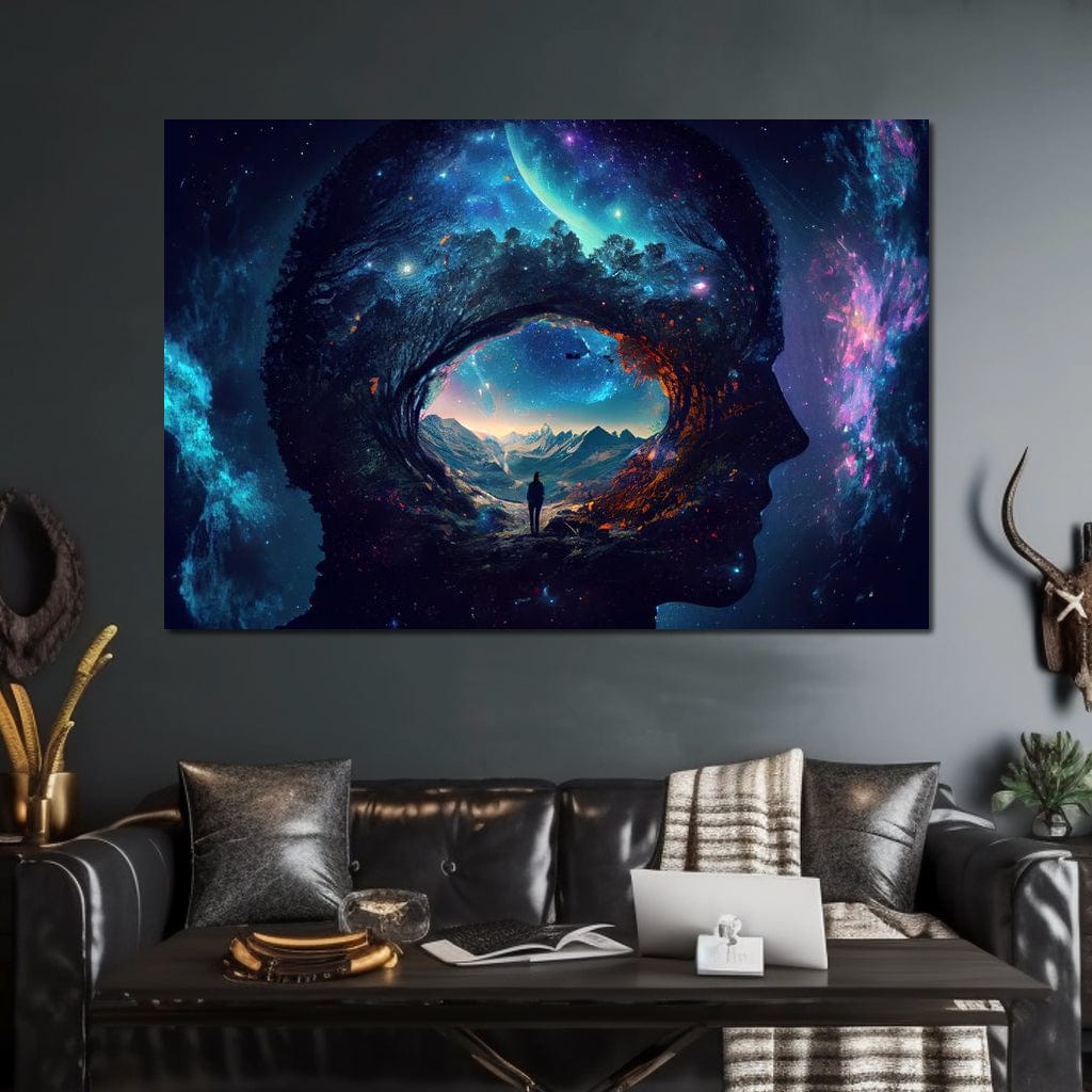 Living Inside My Head Canvas Wall Art