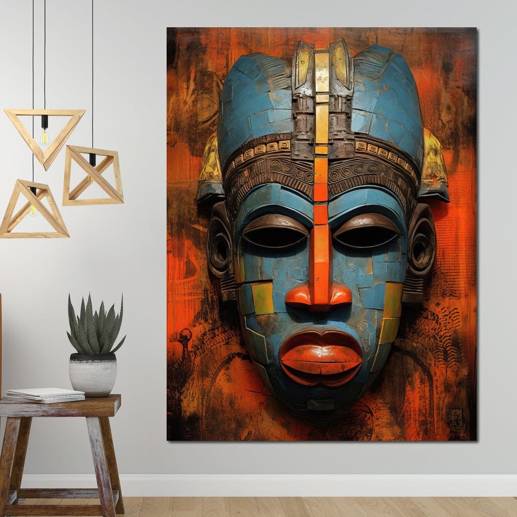 Gaze of the Ancestors Canvas Wall Art
