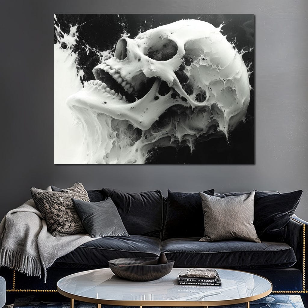 Momento Mori Canvas Wall Art