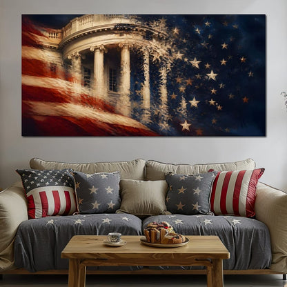 Republic Fading Into the Stars Canvas Wall Art