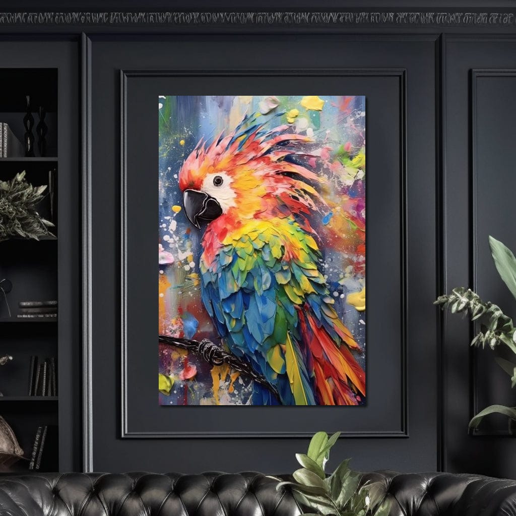 Colorful Cockatoo Canvas Wall Art