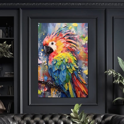 Colorful Cockatoo Canvas Wall Art