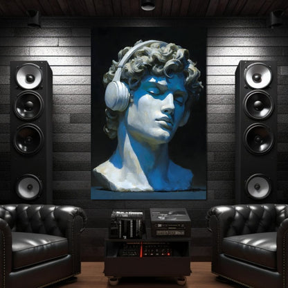 Classical Beats Repose Canvas Wall Art