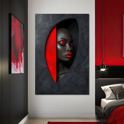 Scarlet Whisper Canvas Wall Art