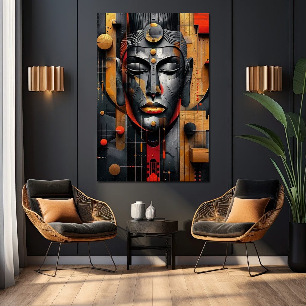 Solar Radiance Geometric Visions Canvas Wall Art
