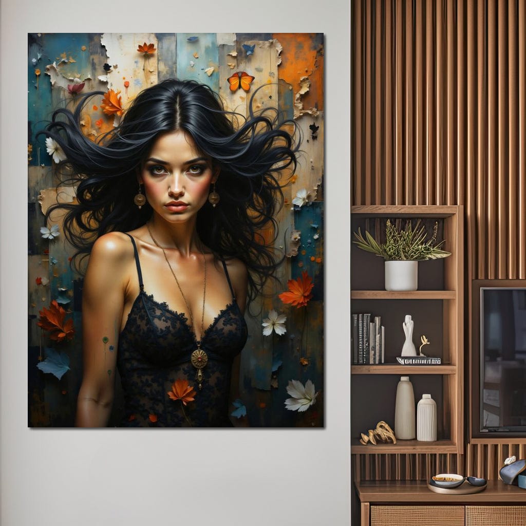 Female Portrait 330 Canvas Wall Art