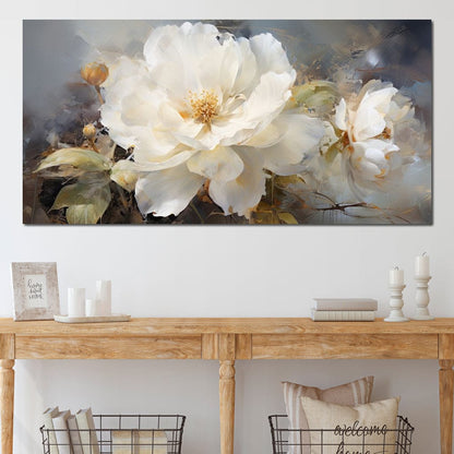 Ethereal Peony Essences Canvas Wall Art