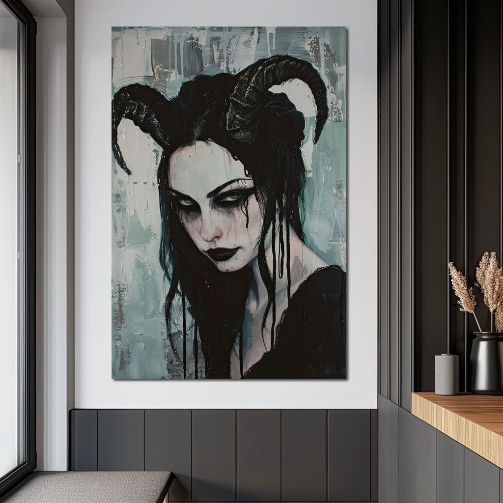 Midnight Enchantment Unveiled Canvas Wall Art