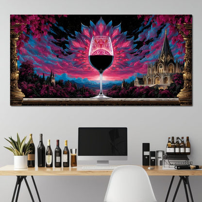 Majestic Evening Reverie Canvas Wall Art