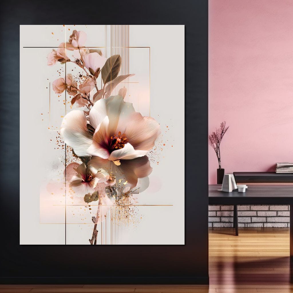 Delicate Petals Radiant Calm Canvas Wall Art