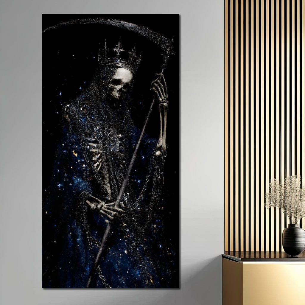 Celestial Reaper Star King Canvas Wall Art