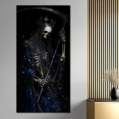 Celestial Reaper Star King Canvas Wall Art