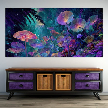 Galactic Faerie Garden Canvas Wall Art